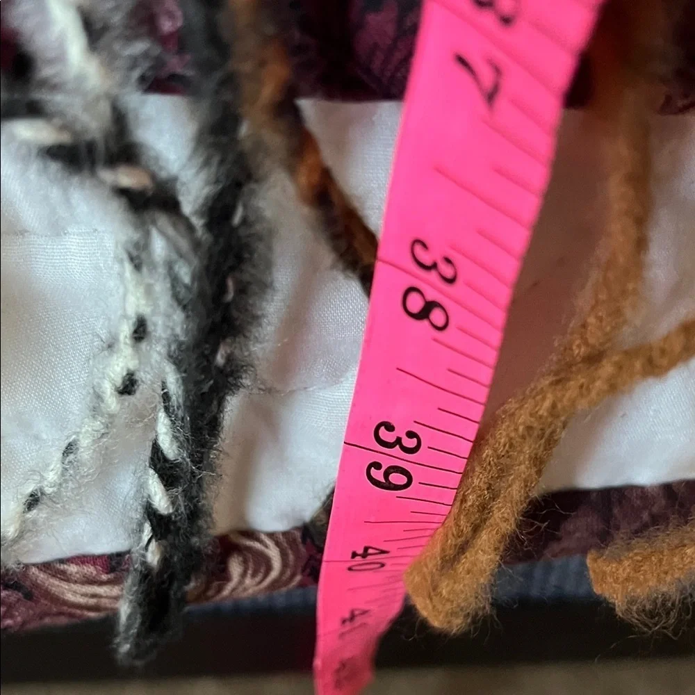 Plaid  Fringe Scarf NWOT